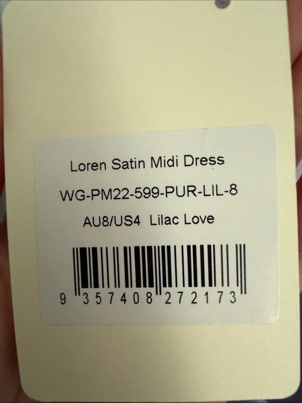 Peppermayo Lilac V-Neck Maxi Dress
